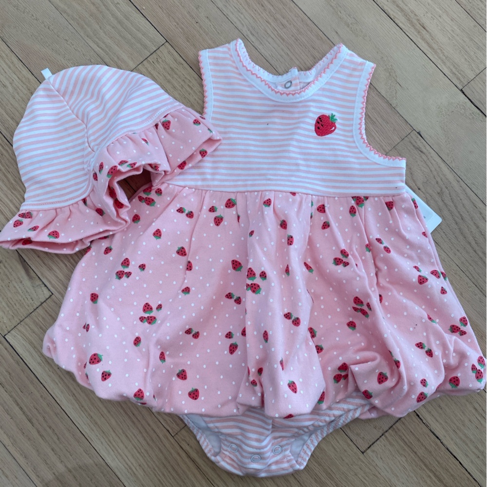 little me baby girls onesie dress